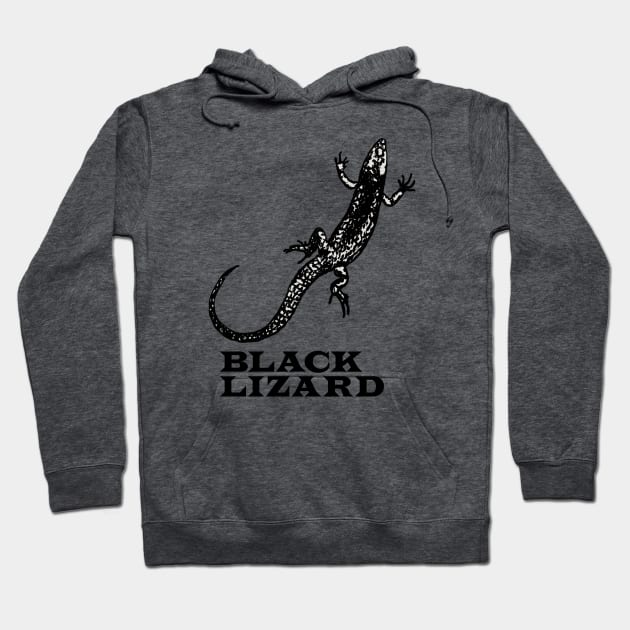 Black Lizard Hoodie by ThirteenthFloor